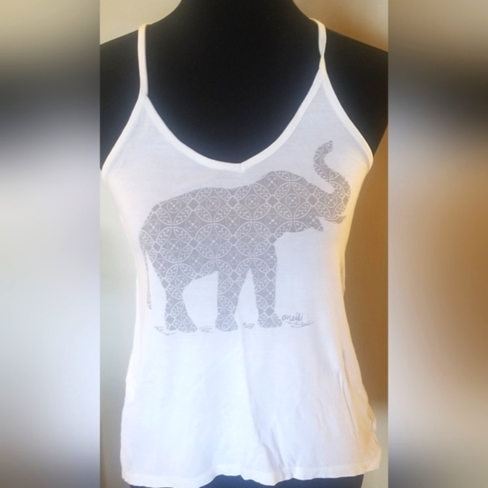 NEW O'NEILL Bohemian Elephant Tribal Groove Tank Womens Small